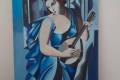 Sprzedam obraz Tamara empicka - z tamburynem